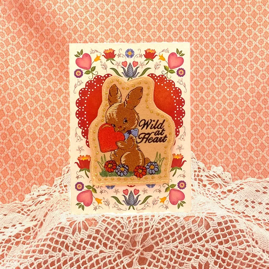 Wild At Heart Patch and Greeting Card