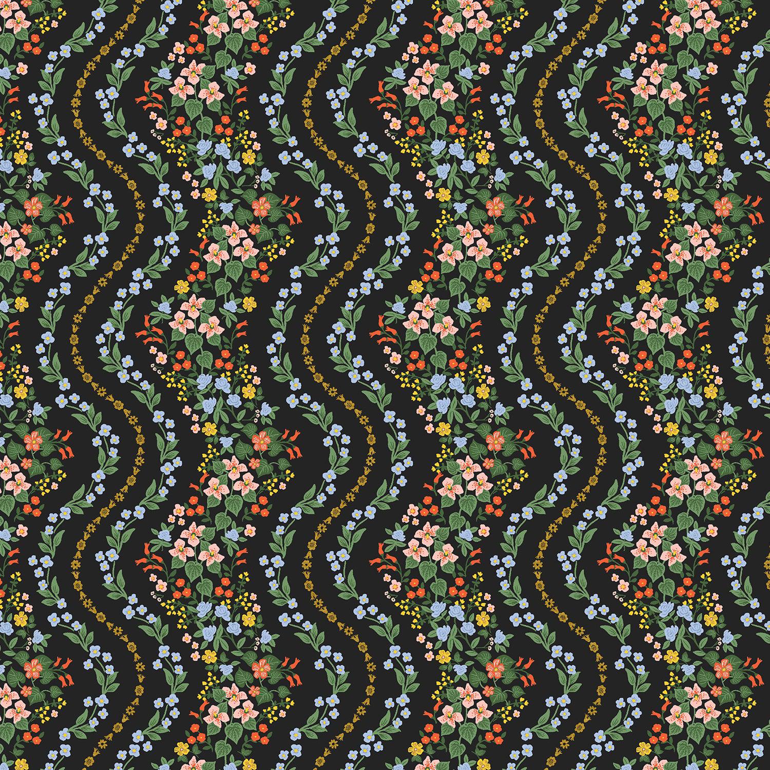 Wildwood Vines Black Metallic