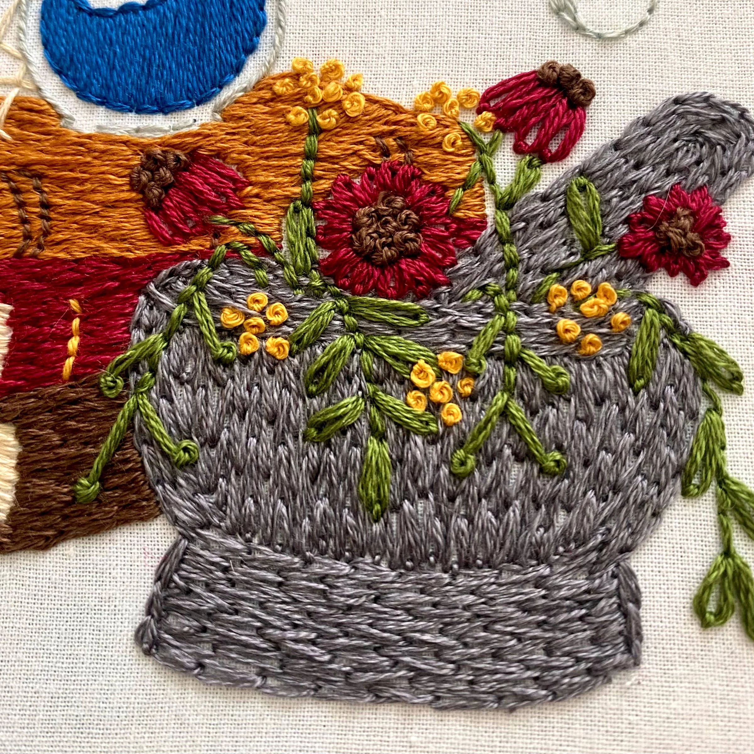 Witch's Apothecary Embroidery Kit - Image 2