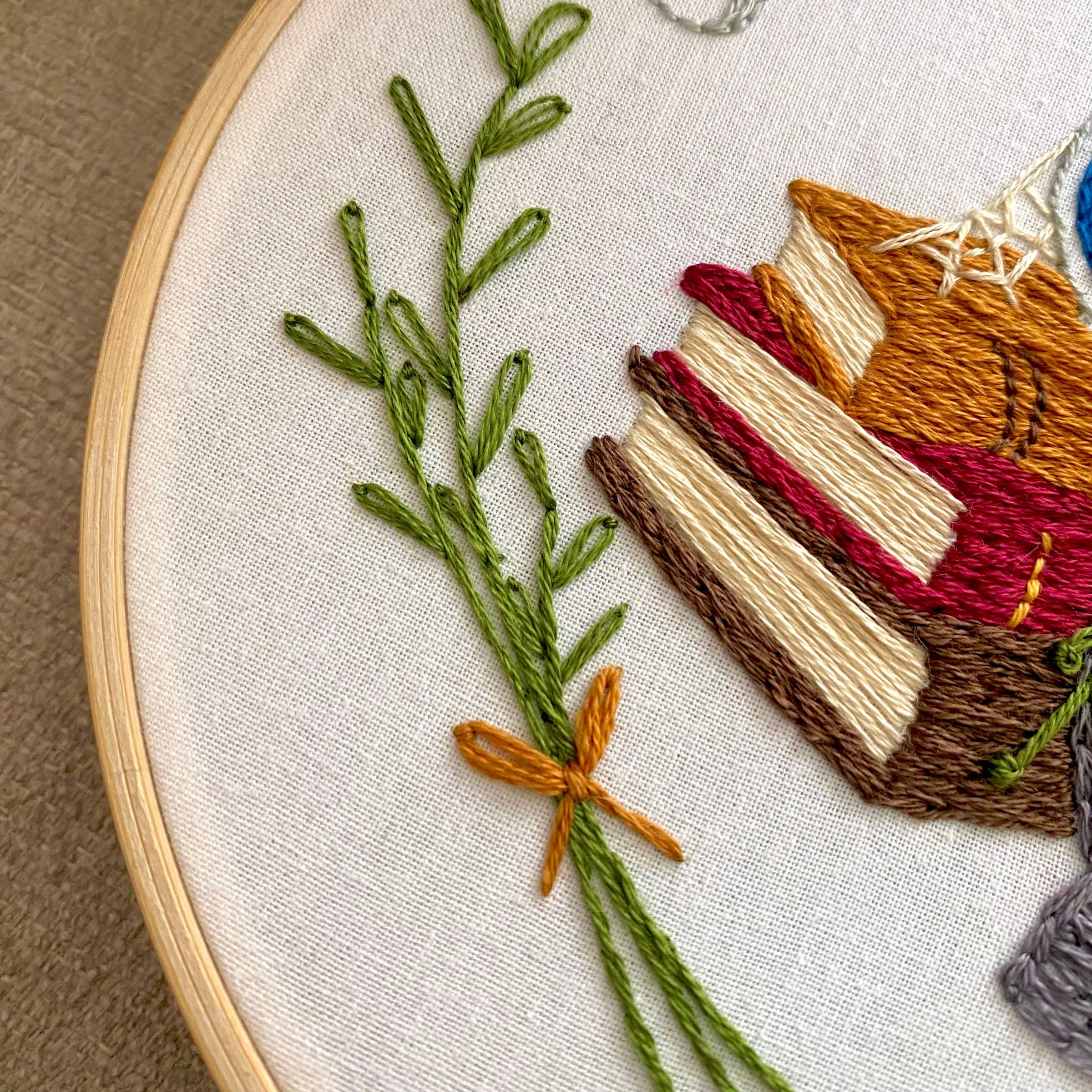 Witch's Apothecary Embroidery Kit - Image 4