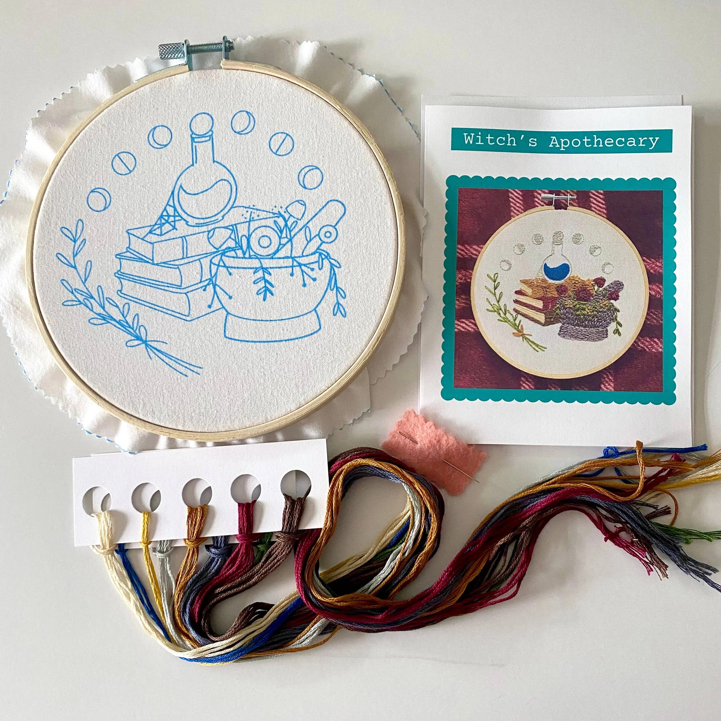 Witch's Apothecary Embroidery Kit - Image 5
