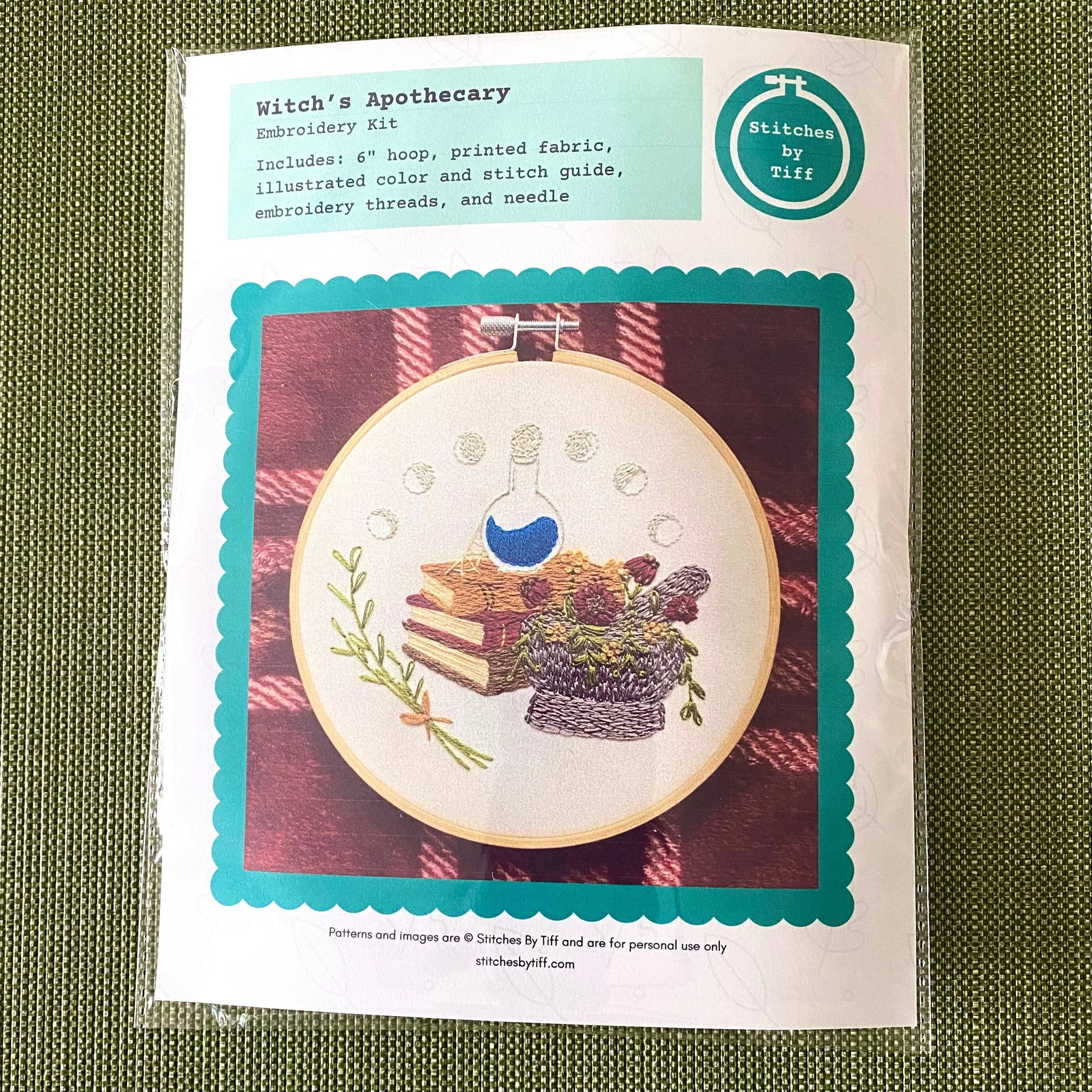 Witch's Apothecary Embroidery Kit - Image 6