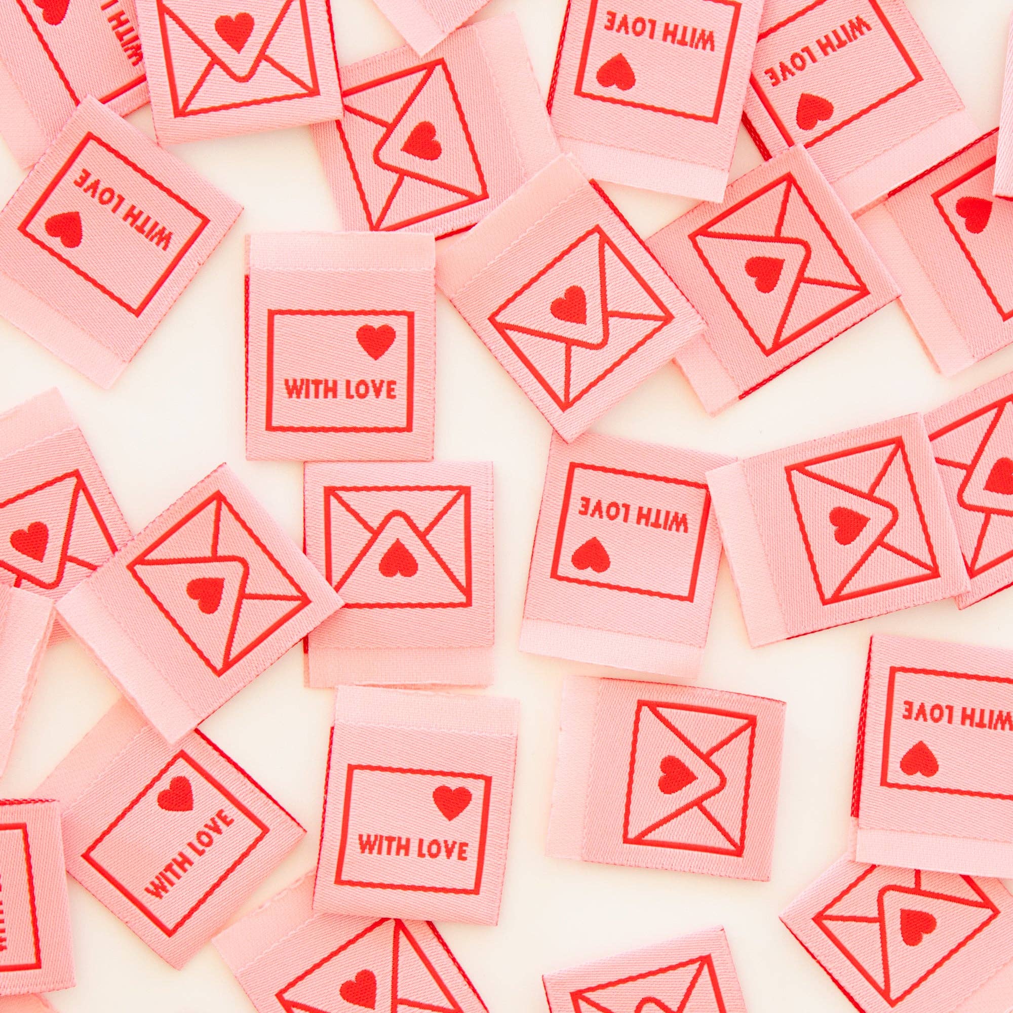 With Love Envelope Sew-in Labels - Image 3