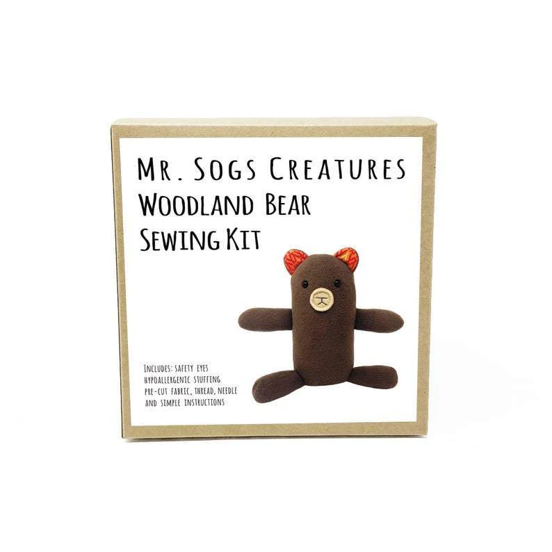 Woodland Creature Sewing Kit - Bear