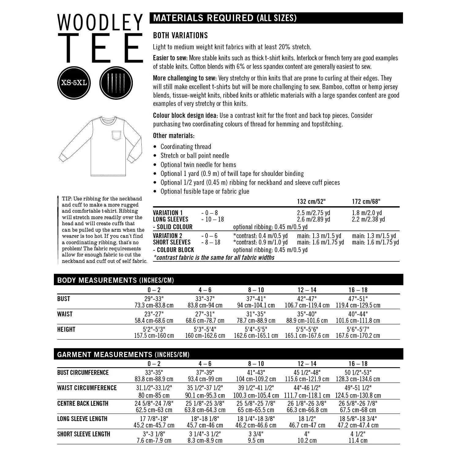 Woodley Tee Pattern (Women's) - PDF DOWNLOAD - Image 5