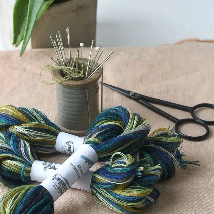 Wool Darning Thread Bundle - Cool - Image 2