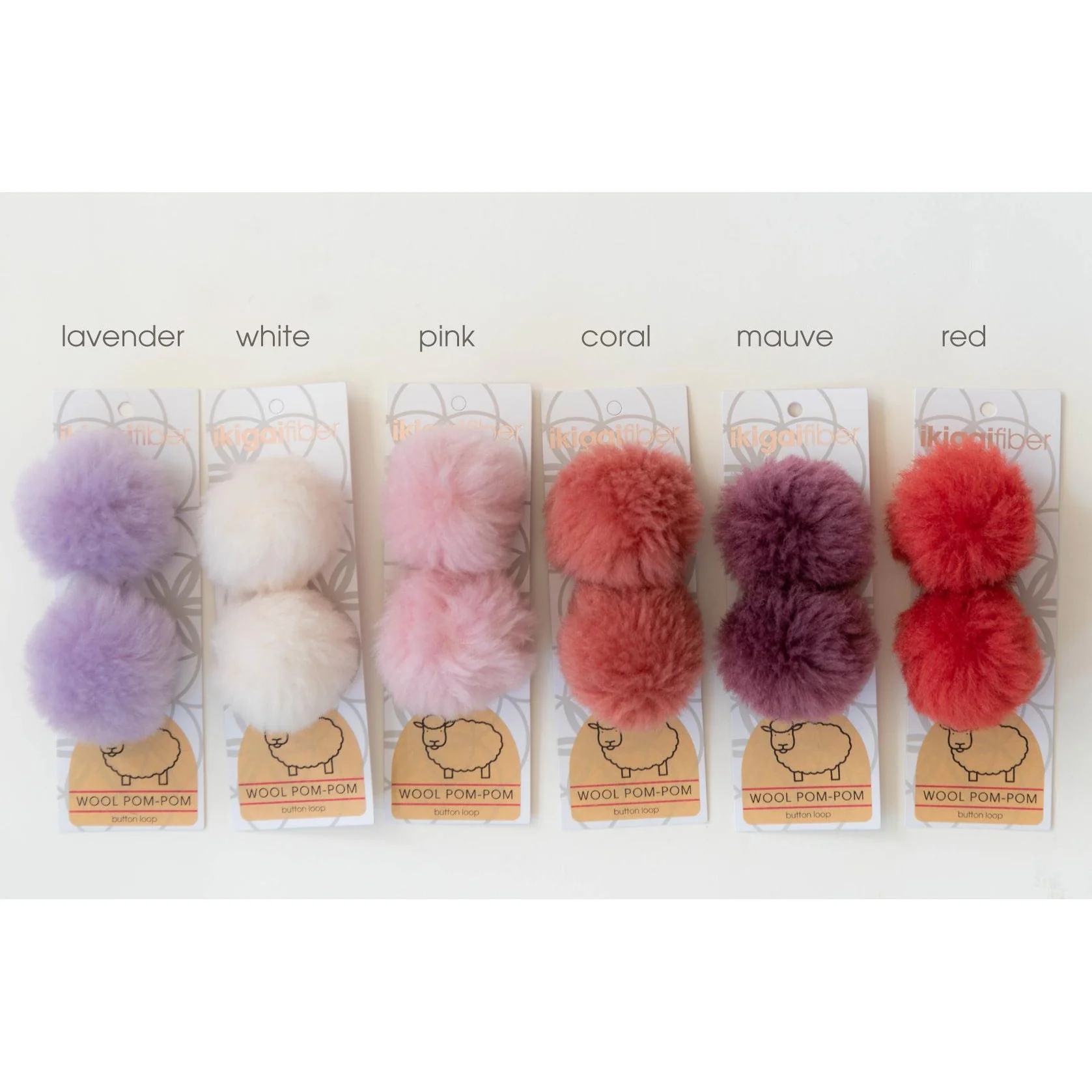 Wool Pom-Pom 2 Pack, 6cm - Image 2