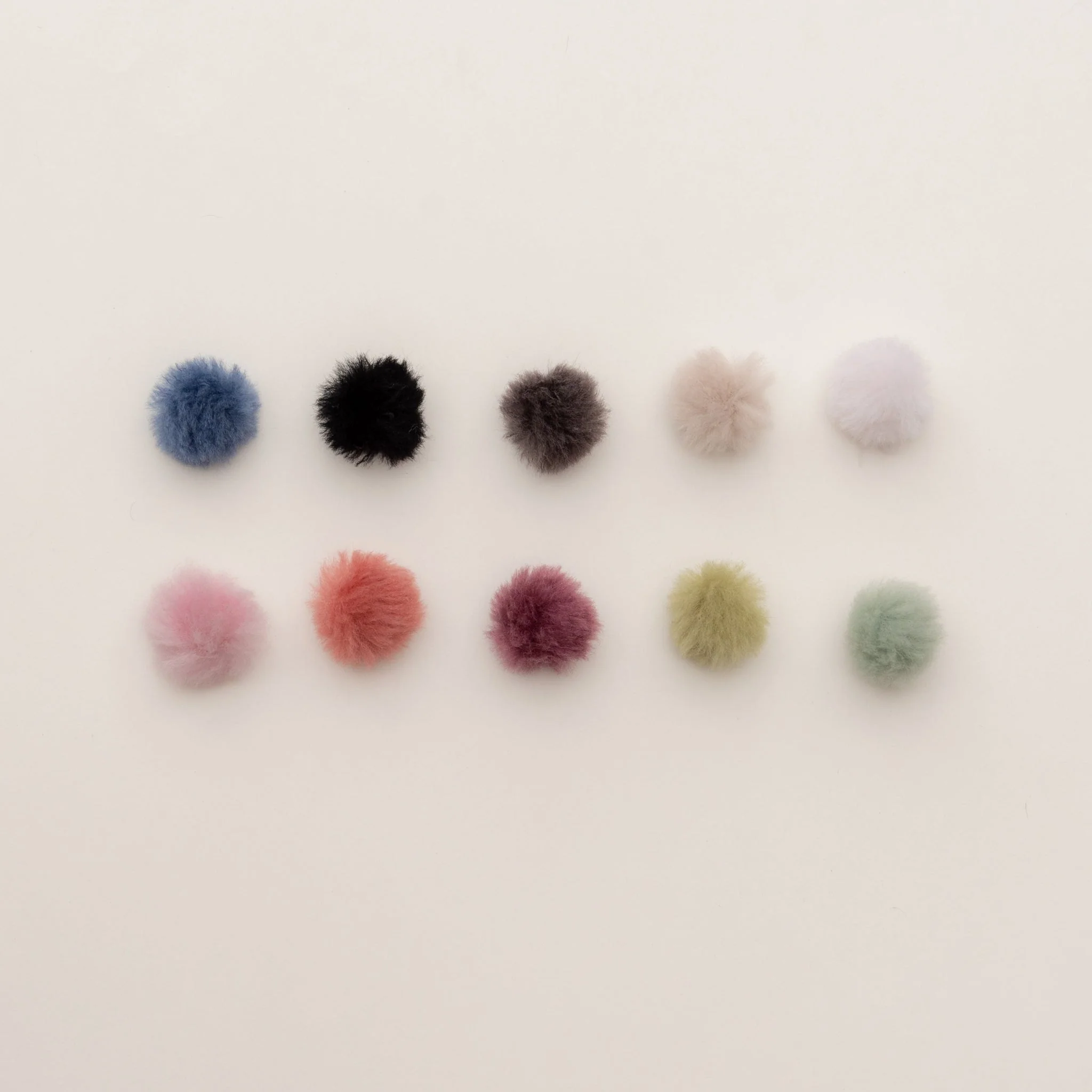Wool Pom-Pom 5 Pack, 4cm