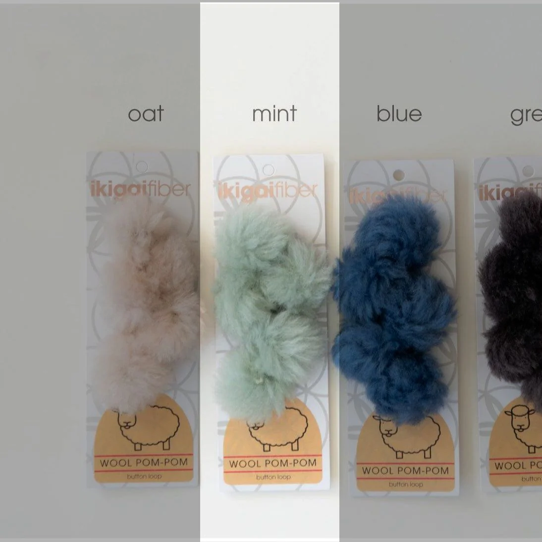 Wool Pom-Pom 5 Pack, 4cm - Image 10