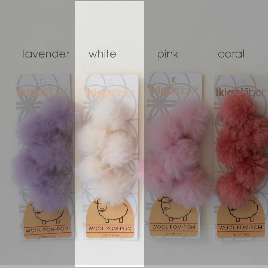 Wool Pom-Pom 5 Pack, 4cm - Image 14