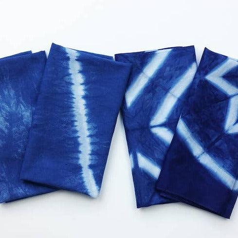 Yamato Indigo Shibori Kit (Bandana + Tenugui) - Image 4