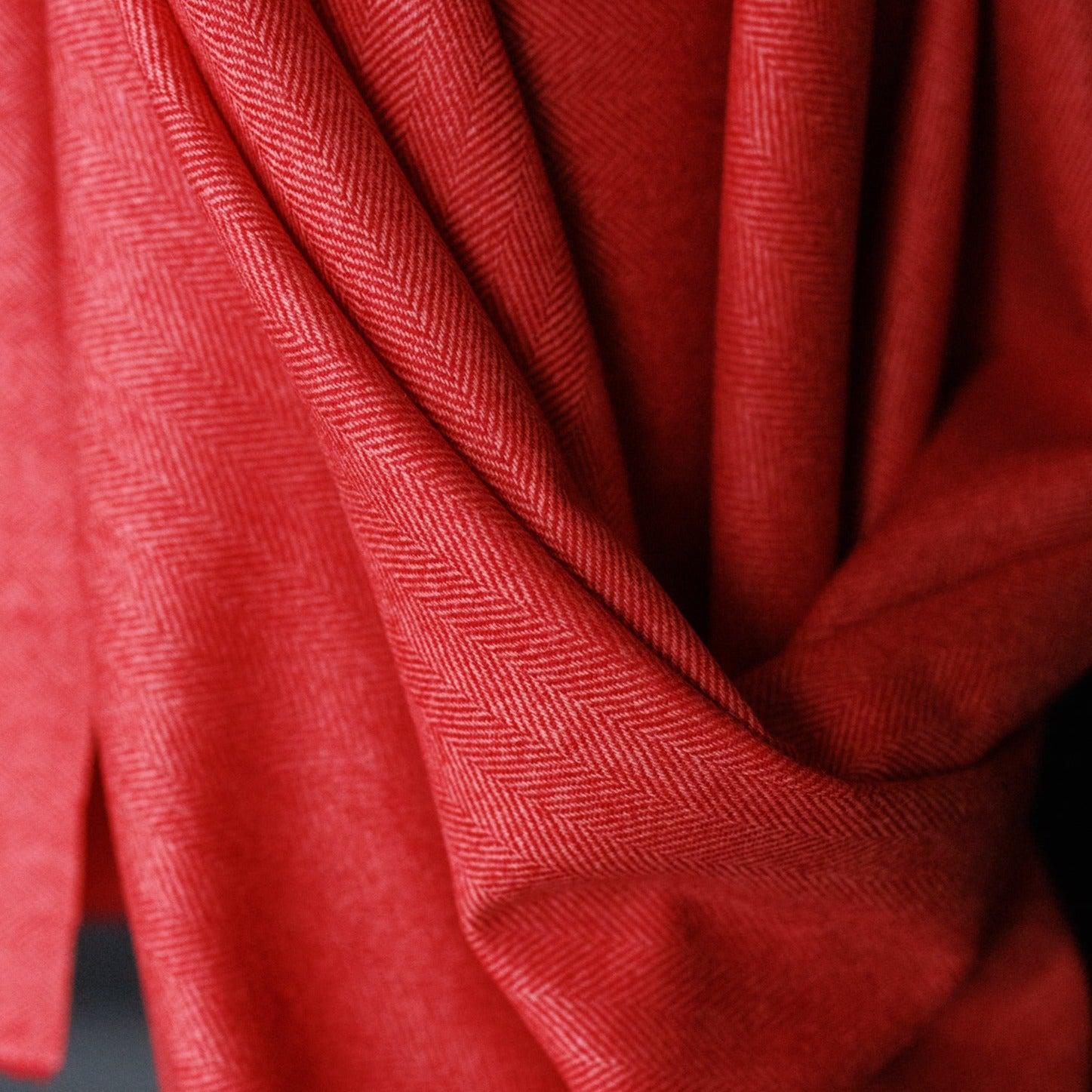 Yorkshire Red Tweed Wool - Image 2