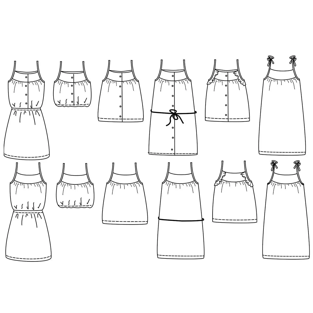 Zanzibar Top & Dress Pattern - Image 6
