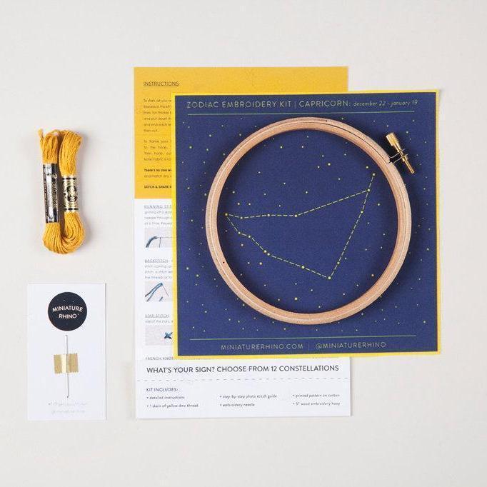 Zodiac Embroidery Kit - Image 4